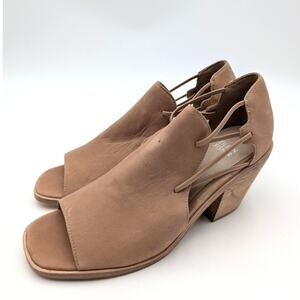 Eileen Fisher Alfie Cutout Sandals Women's Open Toe Honey Size US9 EU39.5